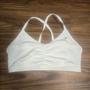 White Sports Bra
